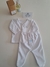 CONJUNTO PLUSH BLANCO Y CELESTE - comprar online