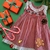 VESTIDO CUADRILLE ROJO