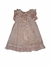 VESTIDO RAYITAS ROJAS