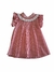 VESTIDO CUELLO SMOCK RAYAS