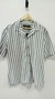 CAMISA A RAYAS M.CORTA GRIS (3231)