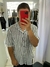 CAMISA M.CORTA OVER A RAYAS AZUL (3082) - comprar online