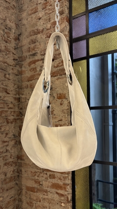 SHOULDERBAG VINTAGE PRÜNE BLANCA CUERO