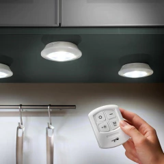 Kit 3 Luces Led Bajo Consumo Control Remoto Cocinas Armarios en internet
