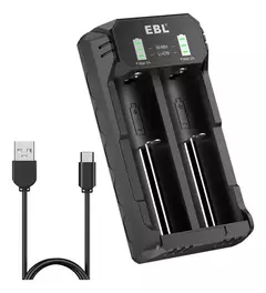 Cargador Ebl Inteligente Mega Usb Li-ion 18650 Pilas Aa Aaa