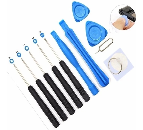 Set 11 Herramientas Para iPhone 4 5 6 Htc Samsung Pentalobe
