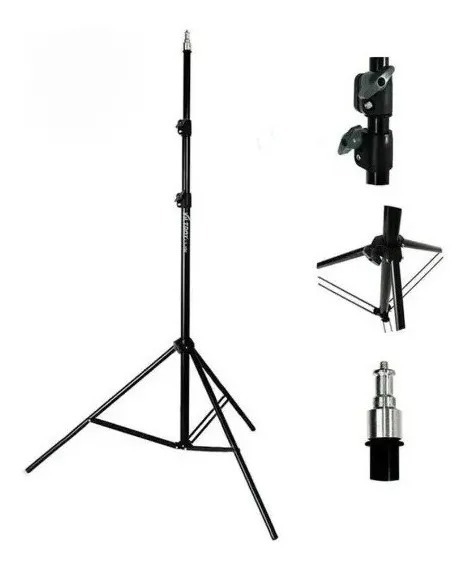 Trípode Pie Extensible 2.1m Para Aro De Luz Iluminacion