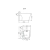 FERRUM Marina BHP1J Bidet de pared de 1 orificio - comprar online