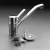 FV Swing 041101/90-CR Juego monomando de cocina con pico móvil - comprar online