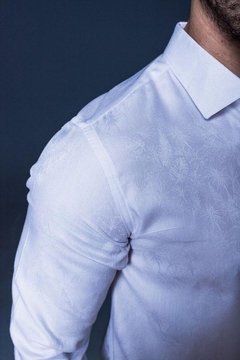CAMISA PREMIUM WHITE FIO 120 Algodao Egipcio - Miranda Moda 