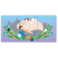 Tríptico simple Mi vecino Totoro 11