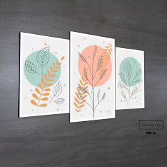 Tríptico escalonado Lineart 16 - comprar online