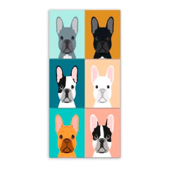 Tríptico simple Perros 2