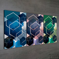 Tríptico simple Figura geométrica 23 - comprar online