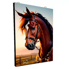 Portallaves de pared Caballos 26