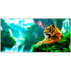 Tríptico simple Tigres 28