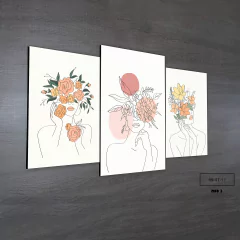 Tríptico escalonado Lineart 3 - comprar online