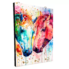 Portallaves de pared Caballos 42