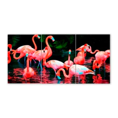 Tríptico simple Flamencos 6