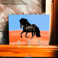 Portallaves de pared Caballos 6 - comprar online