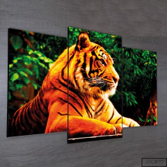 Tríptico escalonado Tigres 72 - comprar online