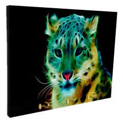 Portallaves de pared Leopardos 75