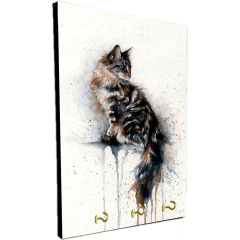 Portallaves de pared Gatos 81