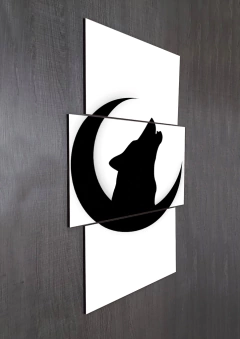 Tríptico escalonado Lobos 82 en internet