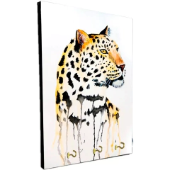 Portallaves de pared Leopardos 85