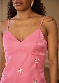 Vestido Bejeweled Bordado - comprar online