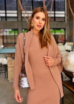 Cardigan Amêndoa - comprar online
