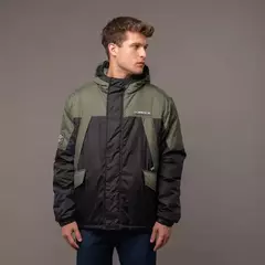Campera Abrigo Bezug Jacket Black/Army RUSTY en internet