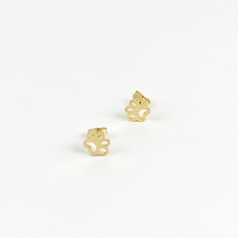 Aros de acero dorado pasante Patita