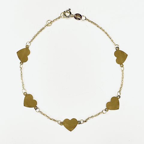 Choker Corazones eslabonados