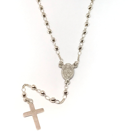 Rosario de 45cm con bolitas de 3mm