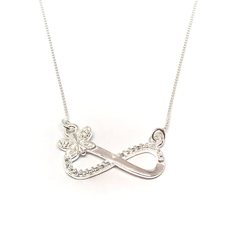 Cadena veneciana con infinito con cubic