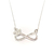 Cadena veneciana con infinito con cubic