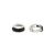 Aros argolla de 12mm con cubic negro