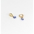 Aros de acero dorado Ojo Turco - comprar online