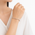 Pulsera con tubos rayados - comprar online