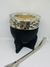 Mate Imperial Cincelado de alpaca con bombilla