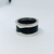 Anillo Bvlgari ancho con cerámica negra - Joyeria MJ