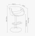 BANQUETA NICOLE BASE ESTRELA- RIVATTI MÓVEIS - Móveis planejados, Móveis soltos, Iluminação, Cortinas e Persianas, Decoração,Floricultura Permanente, Tapetes e Papel de Parede 