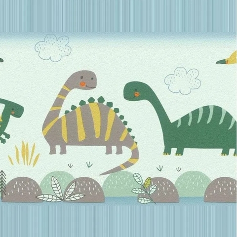 Bambino XVIII - Dino Fx CÓDIGO: 248852 Bucalo Infantil RAPPORT: 0 CM METRAGEM: 17CM X 5,00 METROS