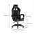 CADEIRA OFFICE GAMER HAWKER PRETA APOIO LOMBAR E APOIO DE BRAÇO BASE RODIZIO - Cod. OR-9915PRETA - loja online