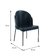 CADEIRA DENALI ESPUMA REVESTIDA EM PU PRETA E BASE EM AÇO PINTADO - Cod. OR-4405PRETA - loja online