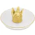 112558 Porta Bijoux em ceramica Coroa Dourado