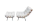 CONJUNTO COSTELA POLTRONA E PUFF LINHO BEGE - Cod. CJCOSTELA-LINBEGE - Móveis planejados, Móveis soltos, Iluminação, Cortinas e Persianas, Decoração,Floricultura Permanente, Tapetes e Papel de Parede 
