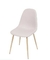 CADEIRA CHARLA BEGE BASE MADEIRA - Cod. OR-1112BMBEGE - comprar online