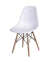 CADEIRA DKR PP BRANCA BASE MADEIRA - Cod. OR-1102BBRANCA - comprar online